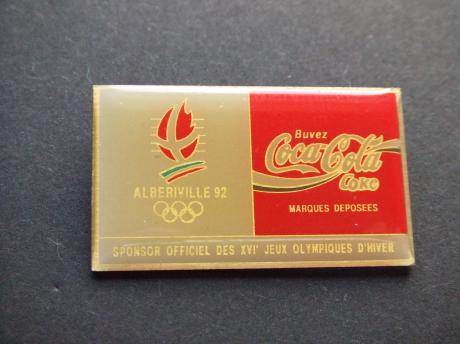 Olympische Spelen albertville sponsor Coca Cola